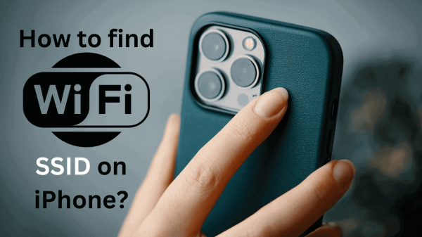 How to find SSID on iPhone